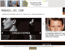 Tablet Screenshot of modaellos.com